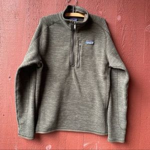 patagonia men’s better sweater 1/4 zip fleece
